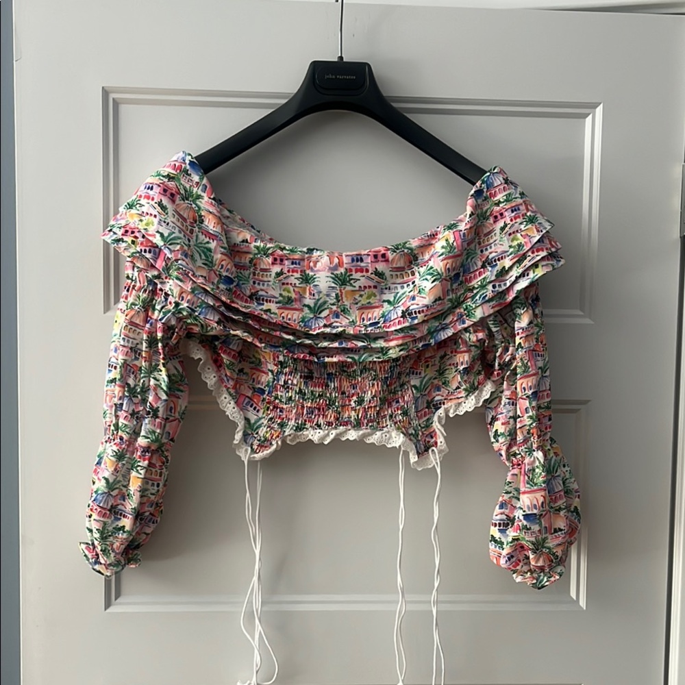 Fun vacation crop top